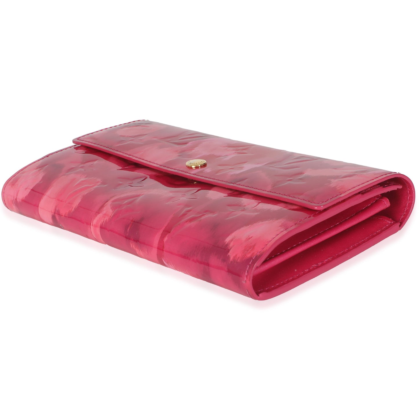 Louis Vuitton Indian Rose Ikat Monogram Vernis Sarah Wallet
