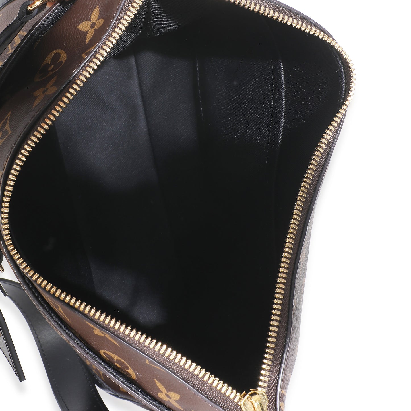 Louis Vuitton -Black Monogram Canvas Odeon MM