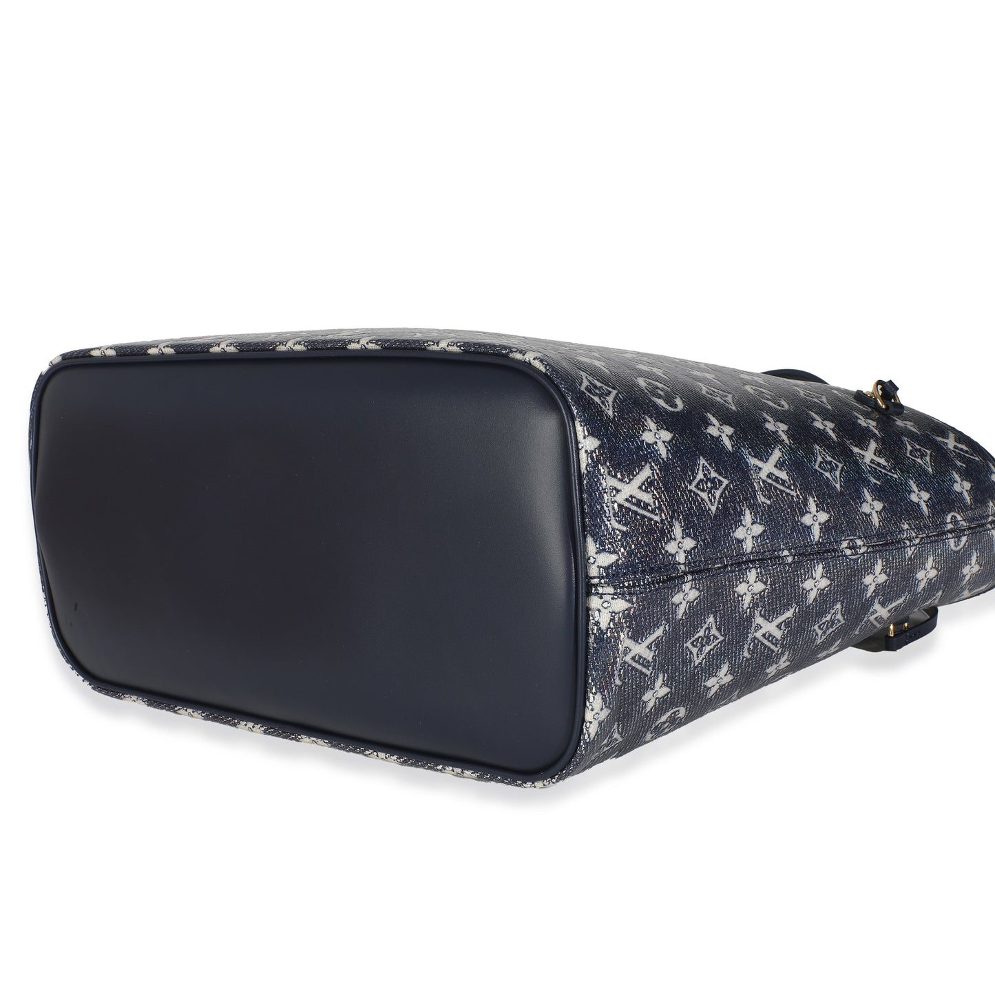Louis Vuitton Blue Monoglam Canvas Neverfull MM