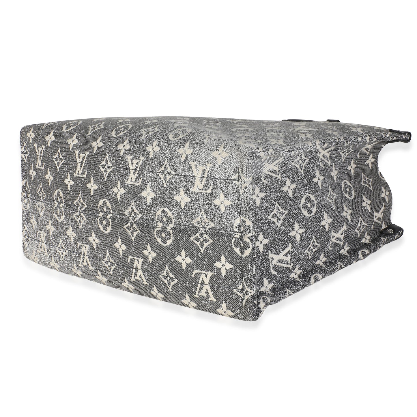 Louis Vuitton Black Monogram Denim Onthego MM