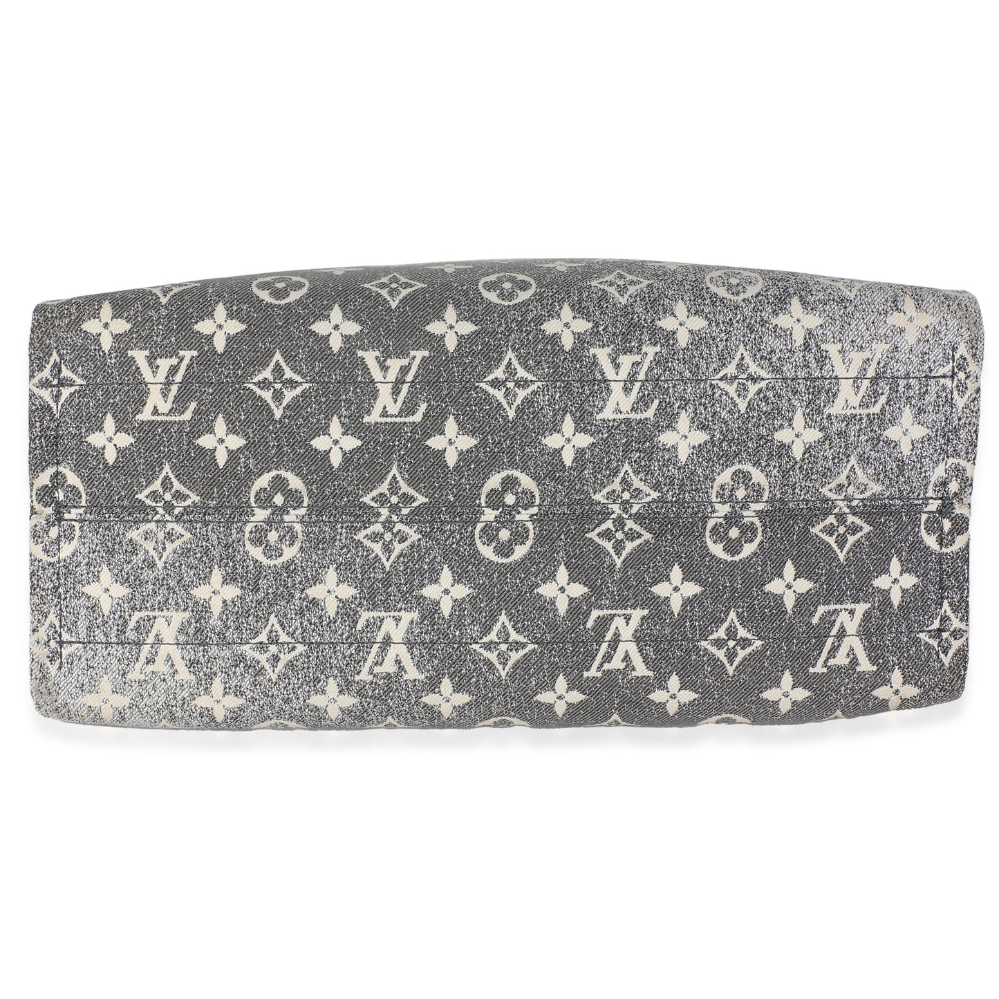 Louis Vuitton Black Monogram Denim Onthego MM