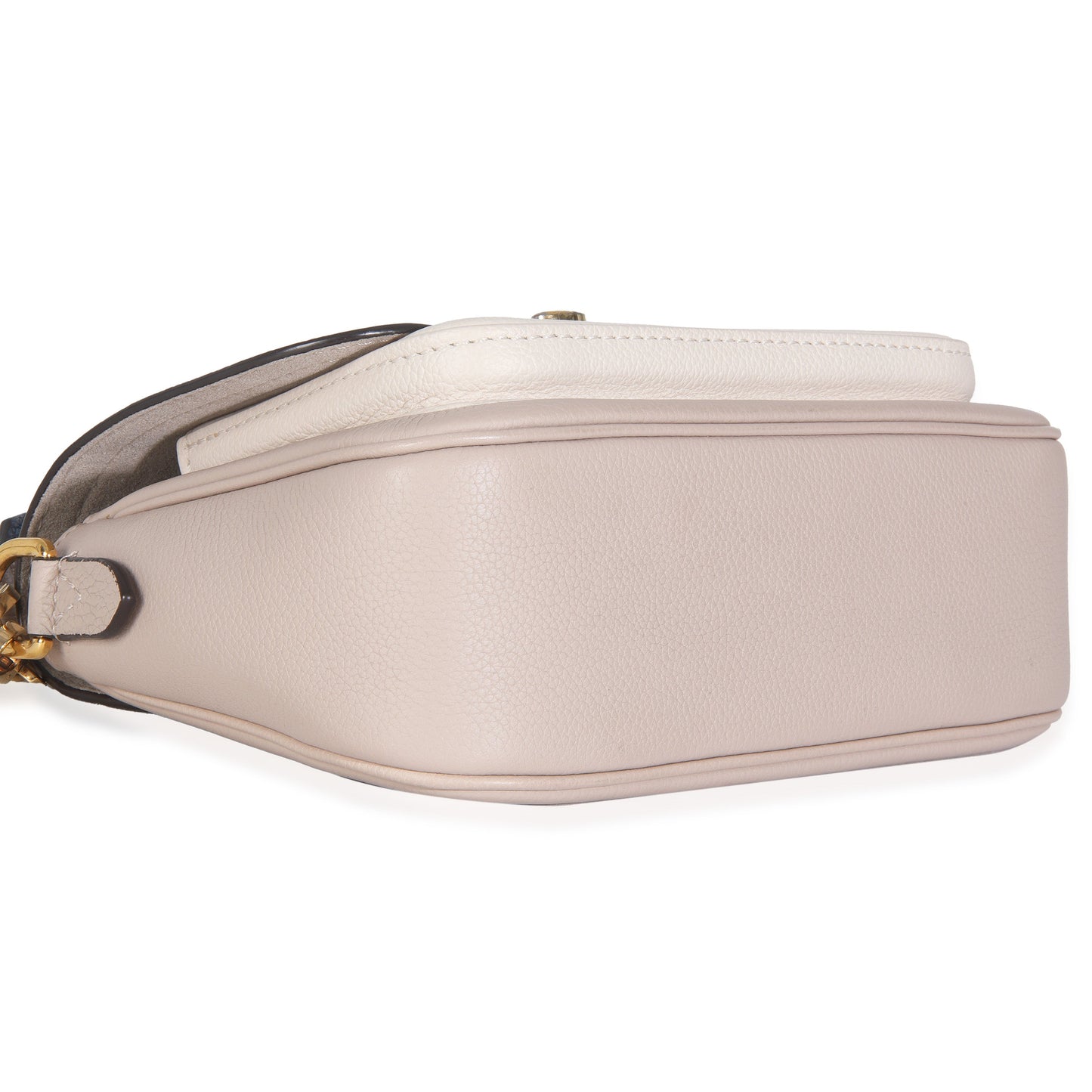 Louis Vuitton Greige Grained Calfskin Lockme Tender