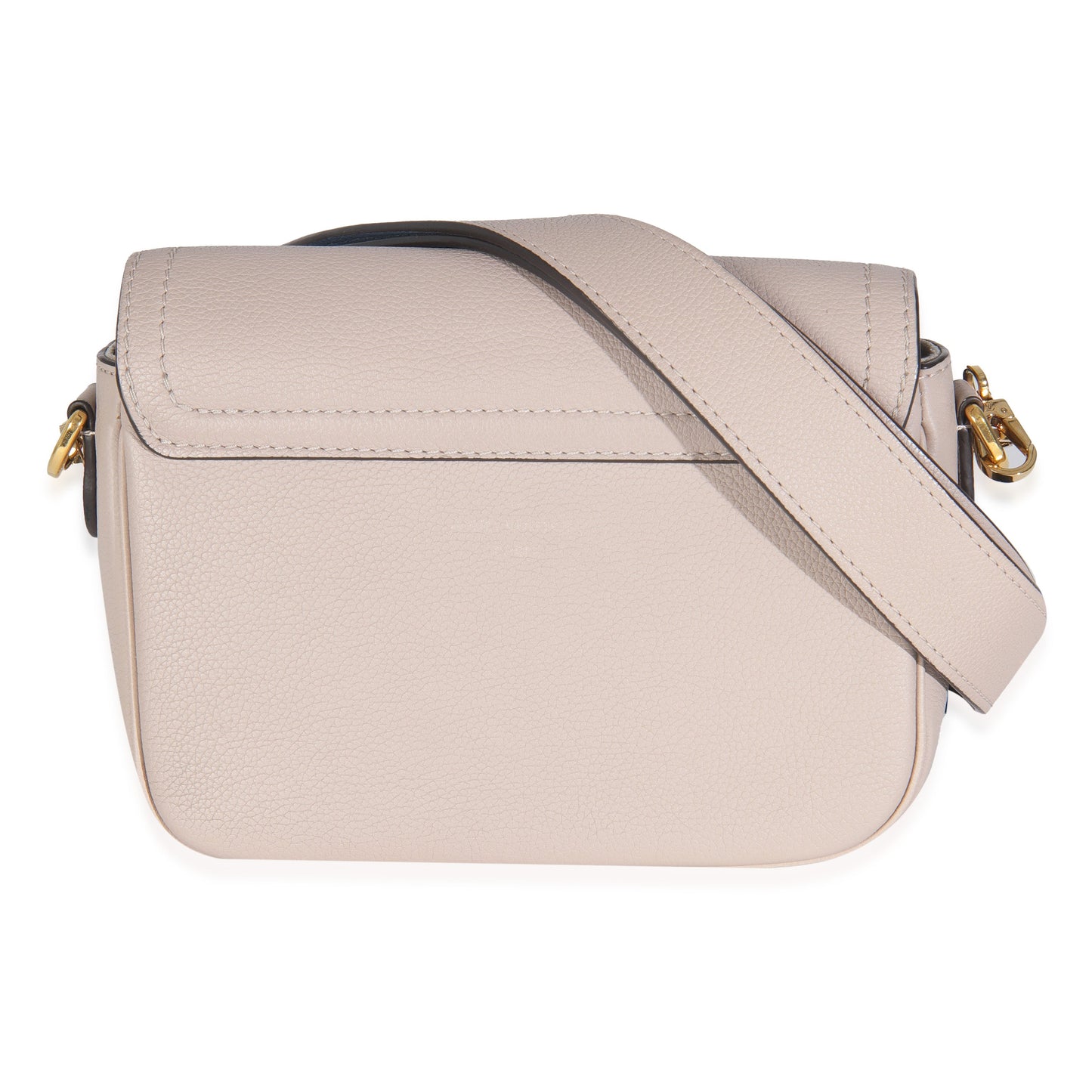 Louis Vuitton Greige Grained Calfskin Lockme Tender