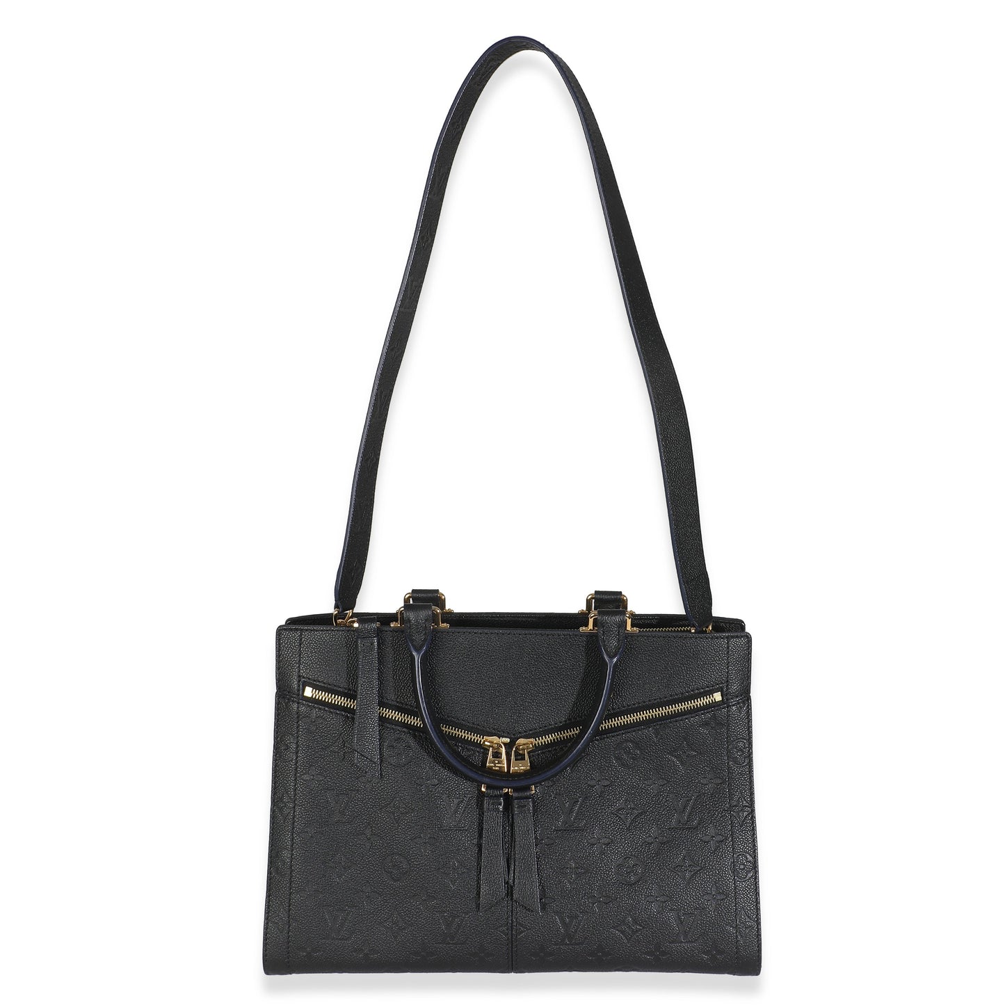 Louis Vuitton Black Monogram Empreinte Sully MM
