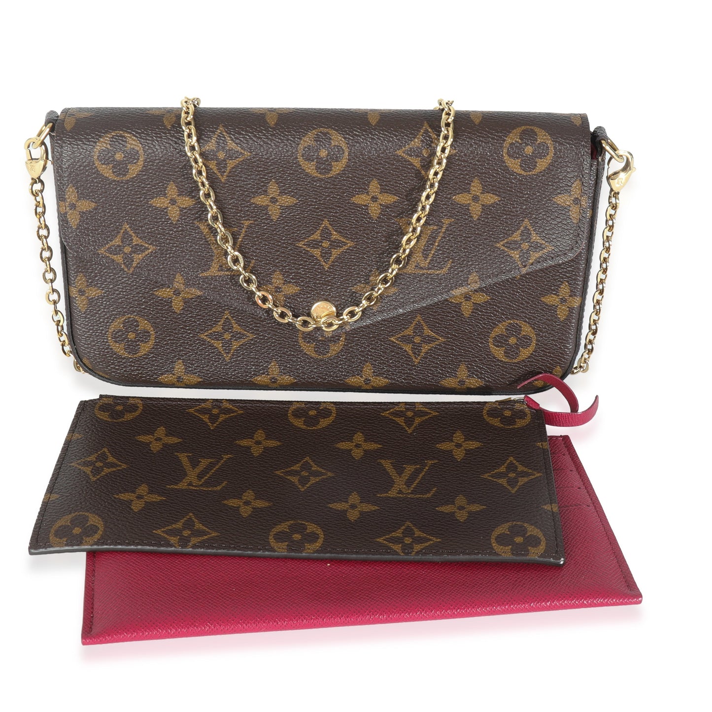 Louis Vuitton Fuchsia Monogram Canvas Felicie Pochette