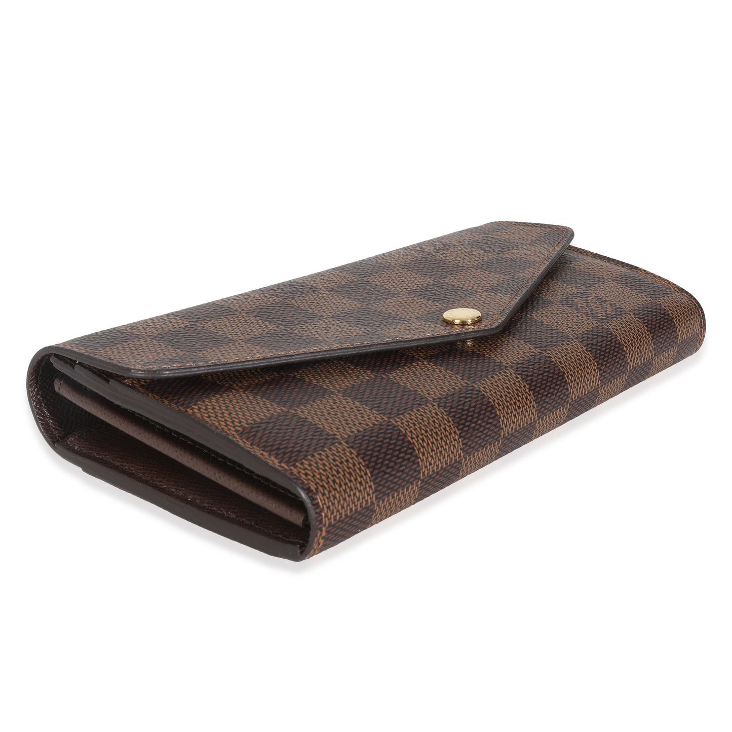 Louis Vuitton Damier Ebene Canvas Sarah Wallet