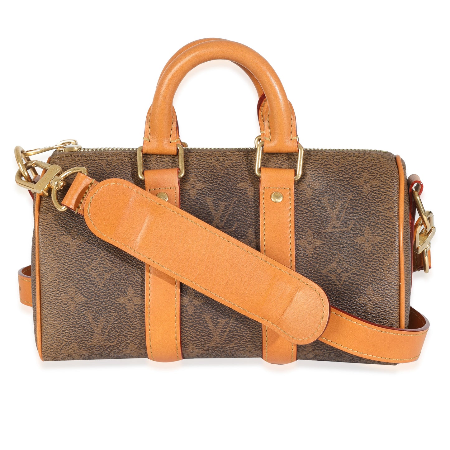 Louis Vuitton Monogram Dust Canvas Keepall Bandouliere 25