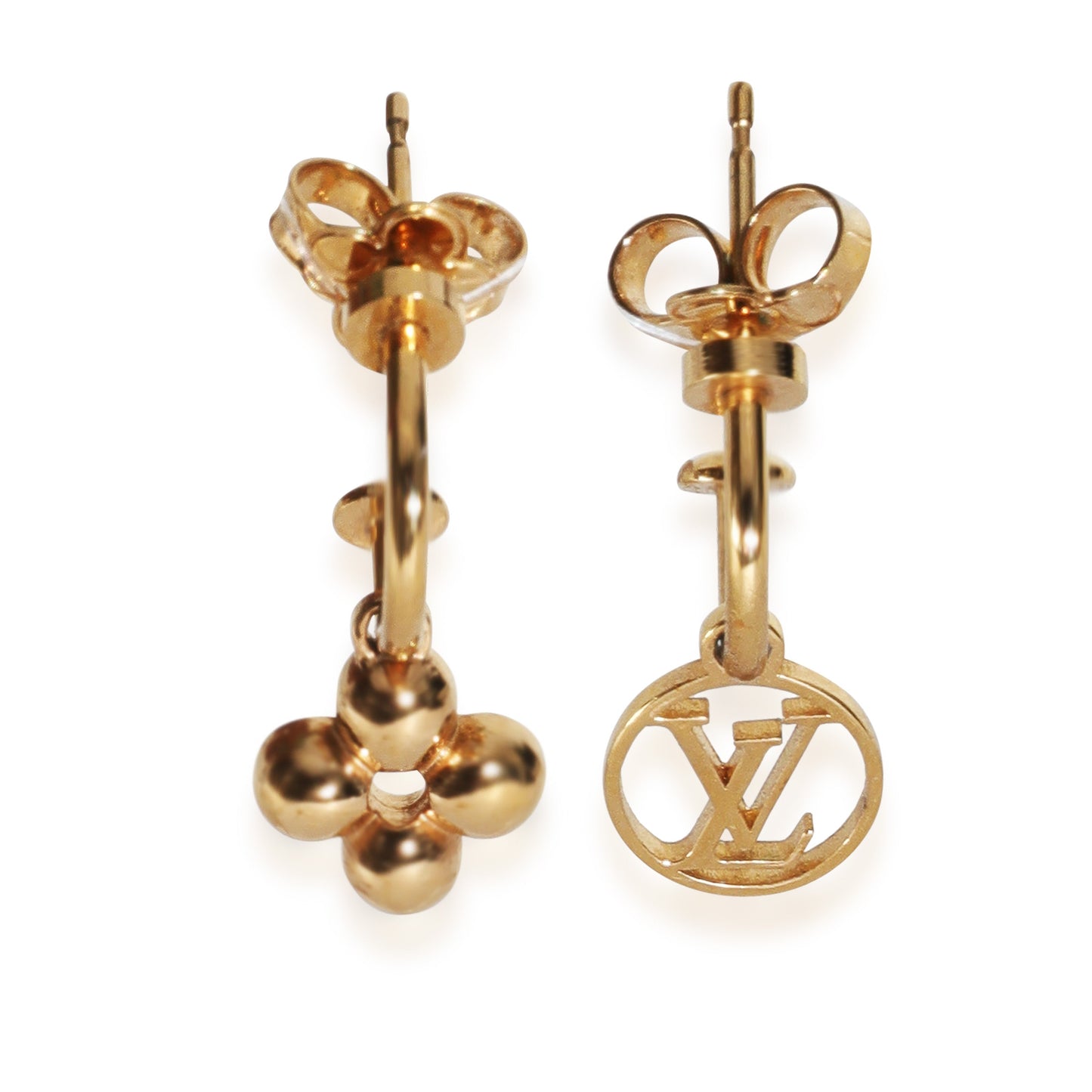 Louis Vuitton Gold-Plated  Blooming Earrings
