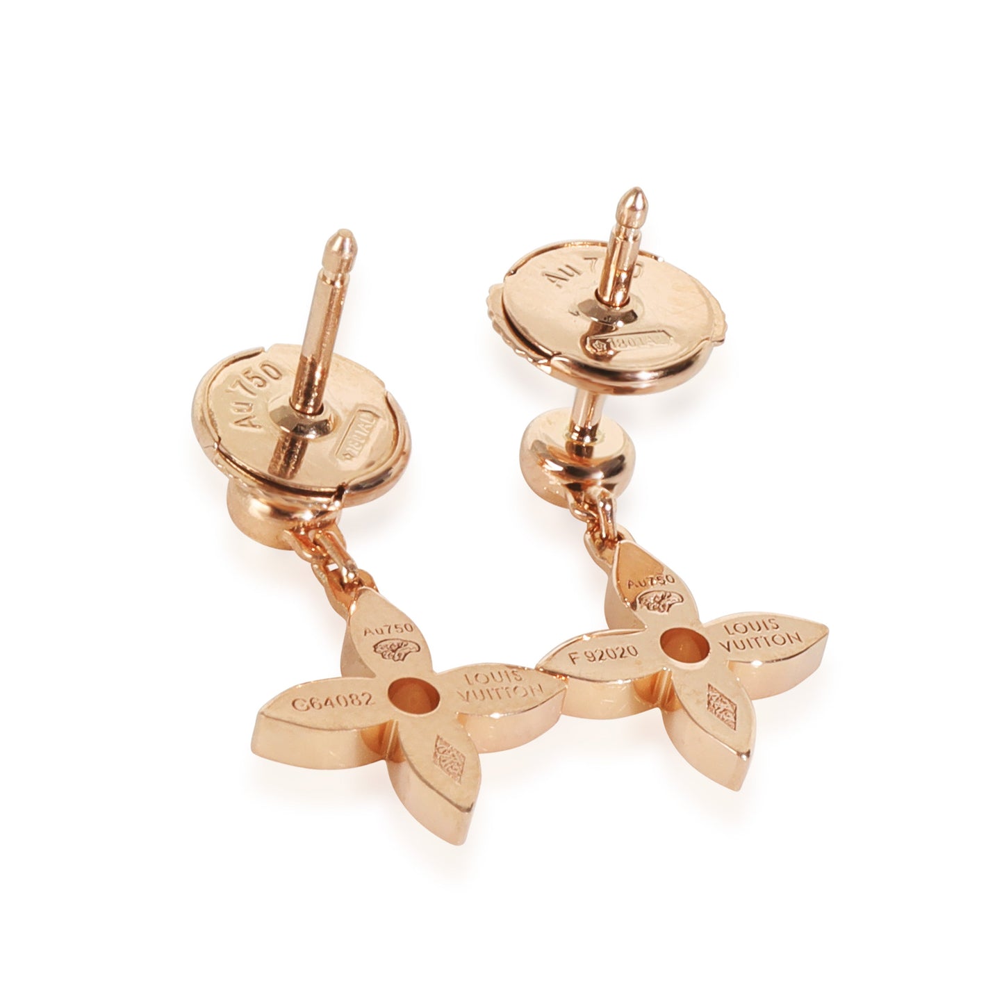 Louis Vuitton Rose Gold Diamond Idylle Blossom Earrings