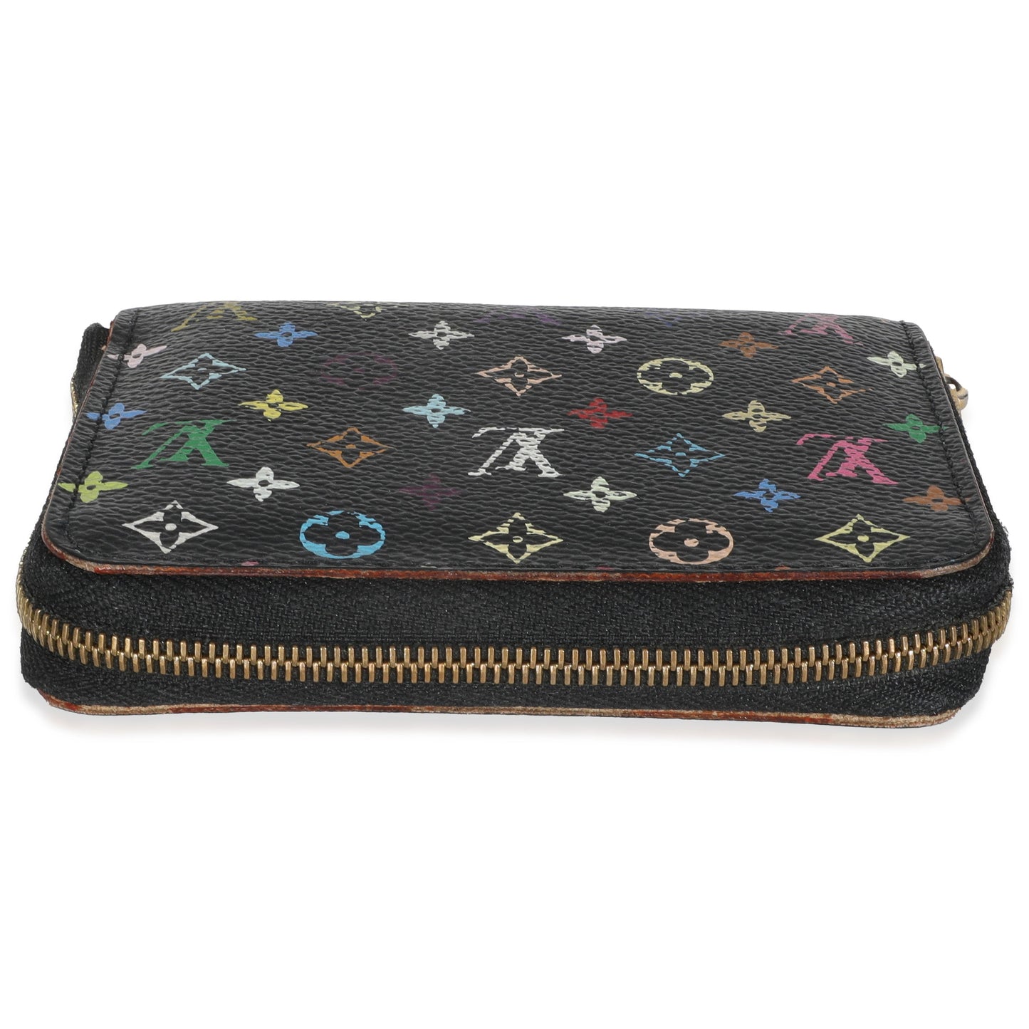 Louis Vuitton Black Multicolor Monogram Canvas Zippy Coin Purse
