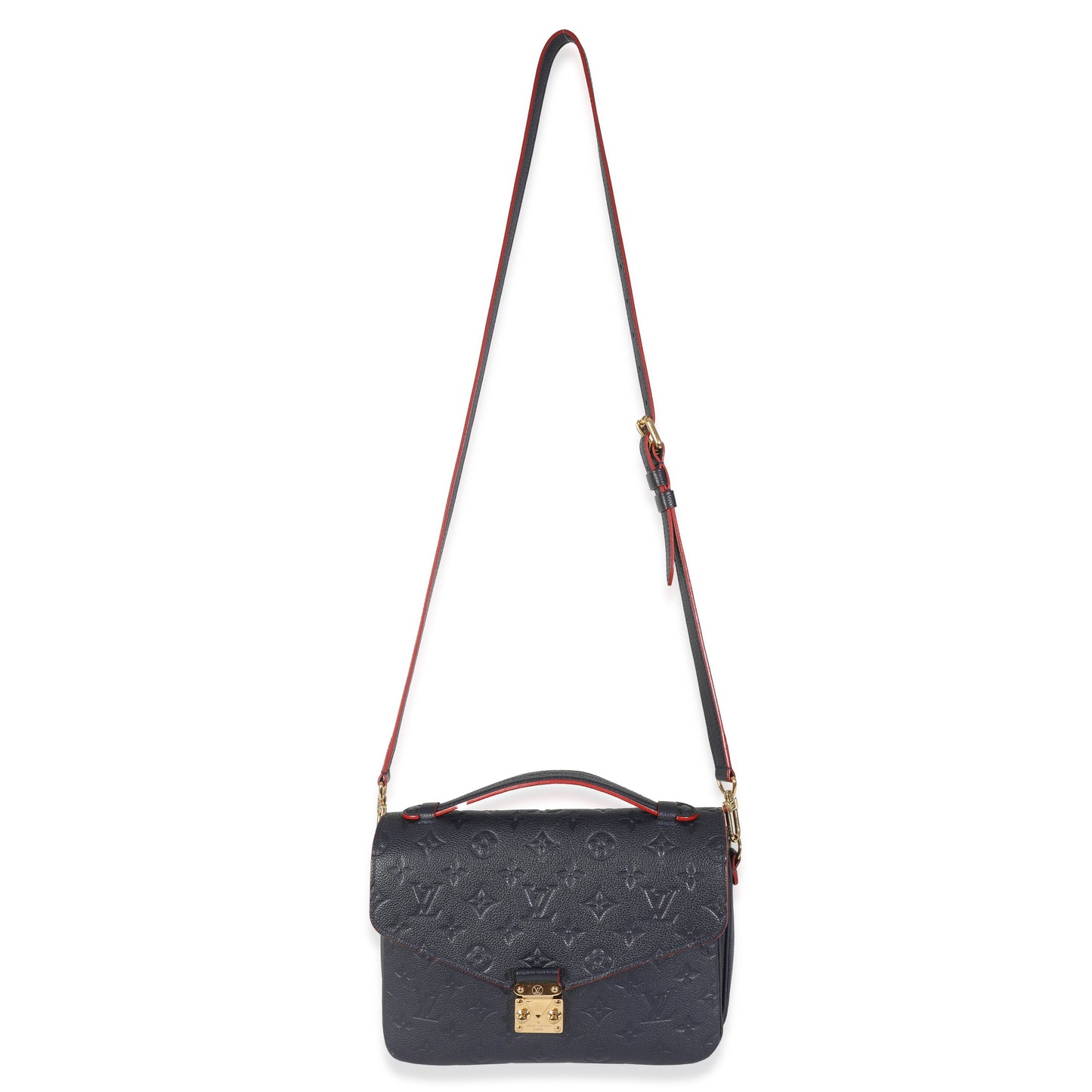 Louis Vuitton Marine Rouge Monogram Empreinte Pochette Metis