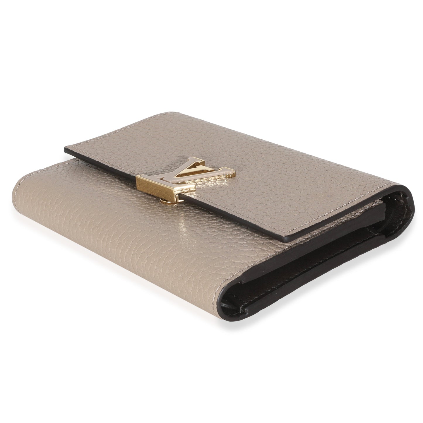Louis Vuitton Galet Taurillon Capucines Compact Wallet