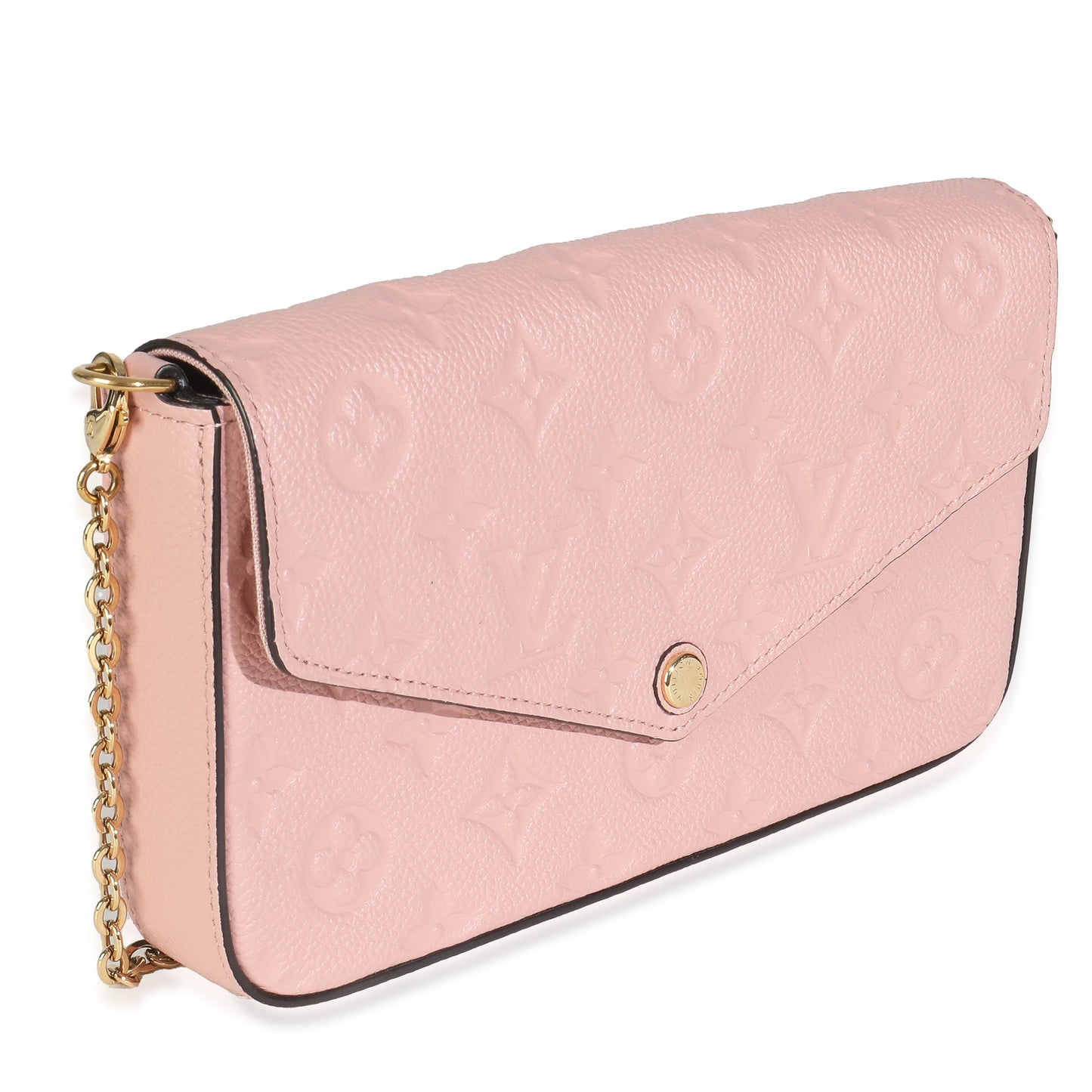 Louis Vuitton Rose Poudre Monogram Empreinte Felicie Pochette