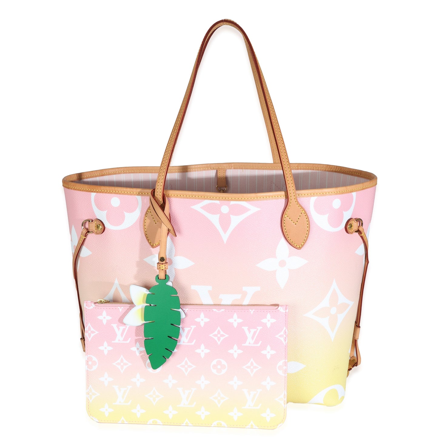 Louis Vuitton Light Pink Monogram Giant Canvas By The Pool Neverfull MM
