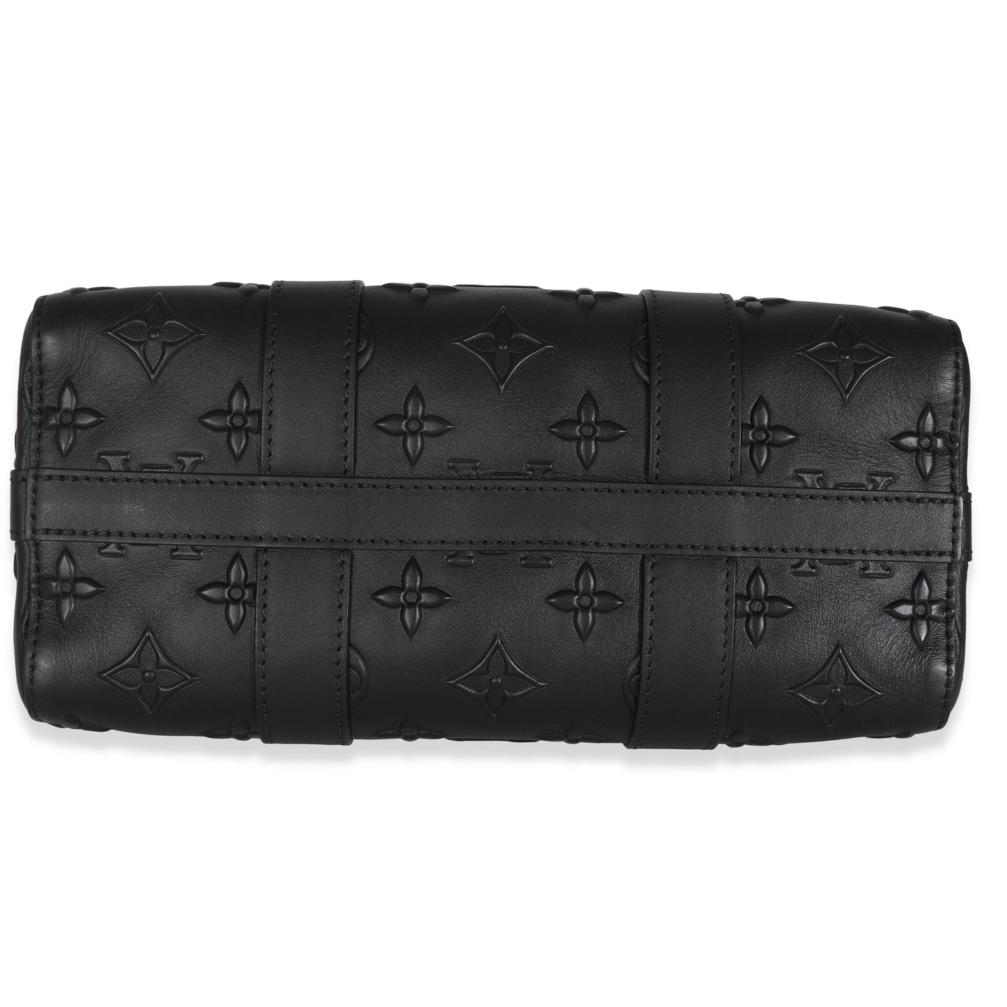 Louis Vuitton Black Monogram Seal City Keepall