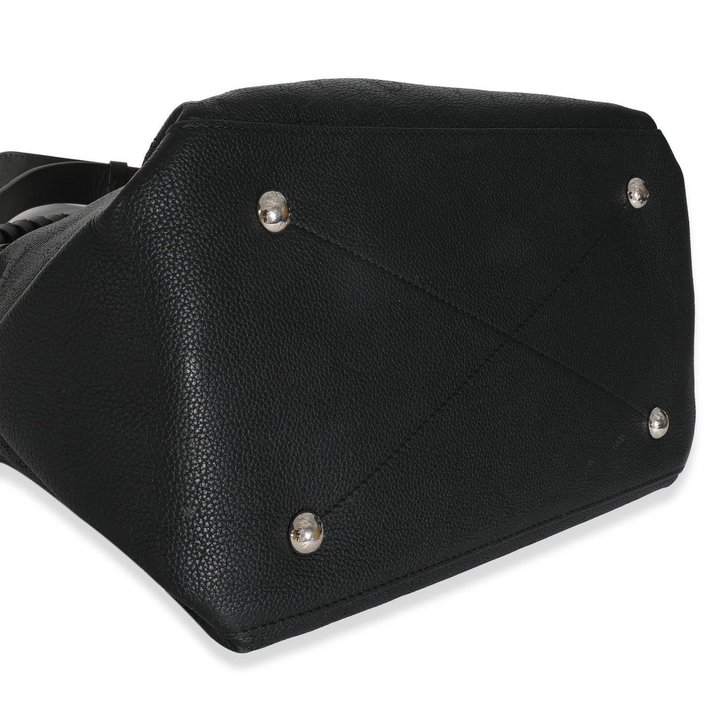 Louis Vuitton Black Monogram Mahina Beaubourg Hobo MM