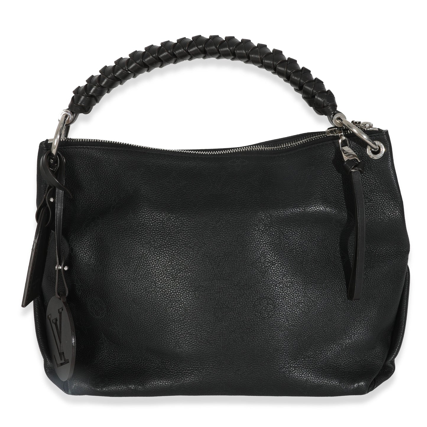 Louis Vuitton Black Monogram Mahina Beaubourg Hobo MM