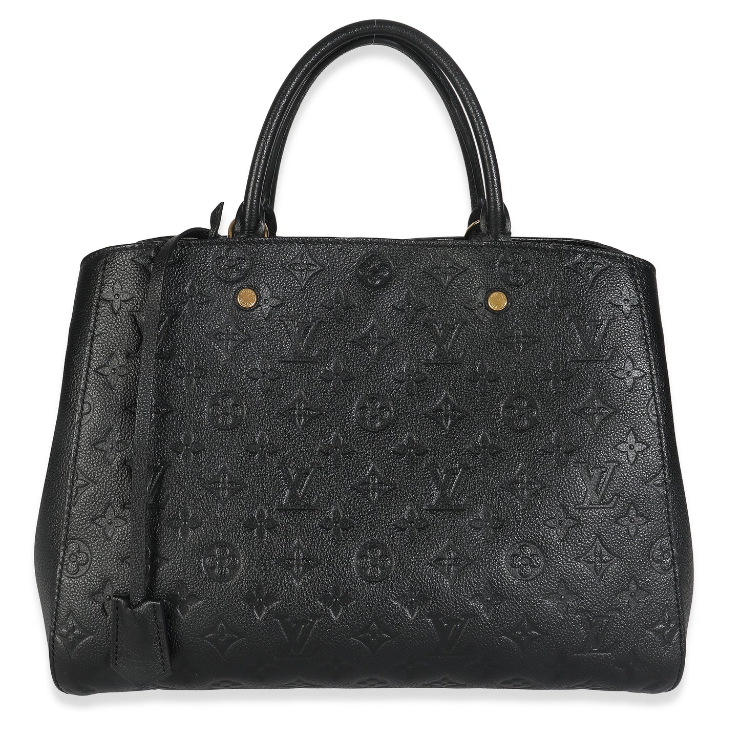 Louis Vuitton Black Monogram Empreinte Montaigne GM