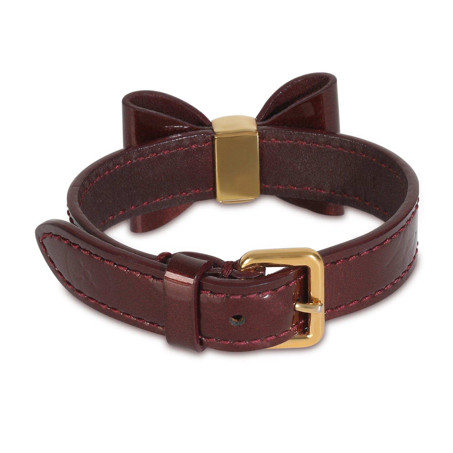 Louis Vuitton Gold-Plated  Monogram Favorite Bow Bracelet
