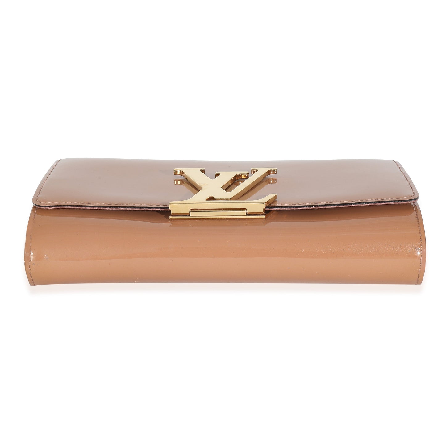 Louis Vuitton Rose Velours Patent Louise New Sobe Clutch