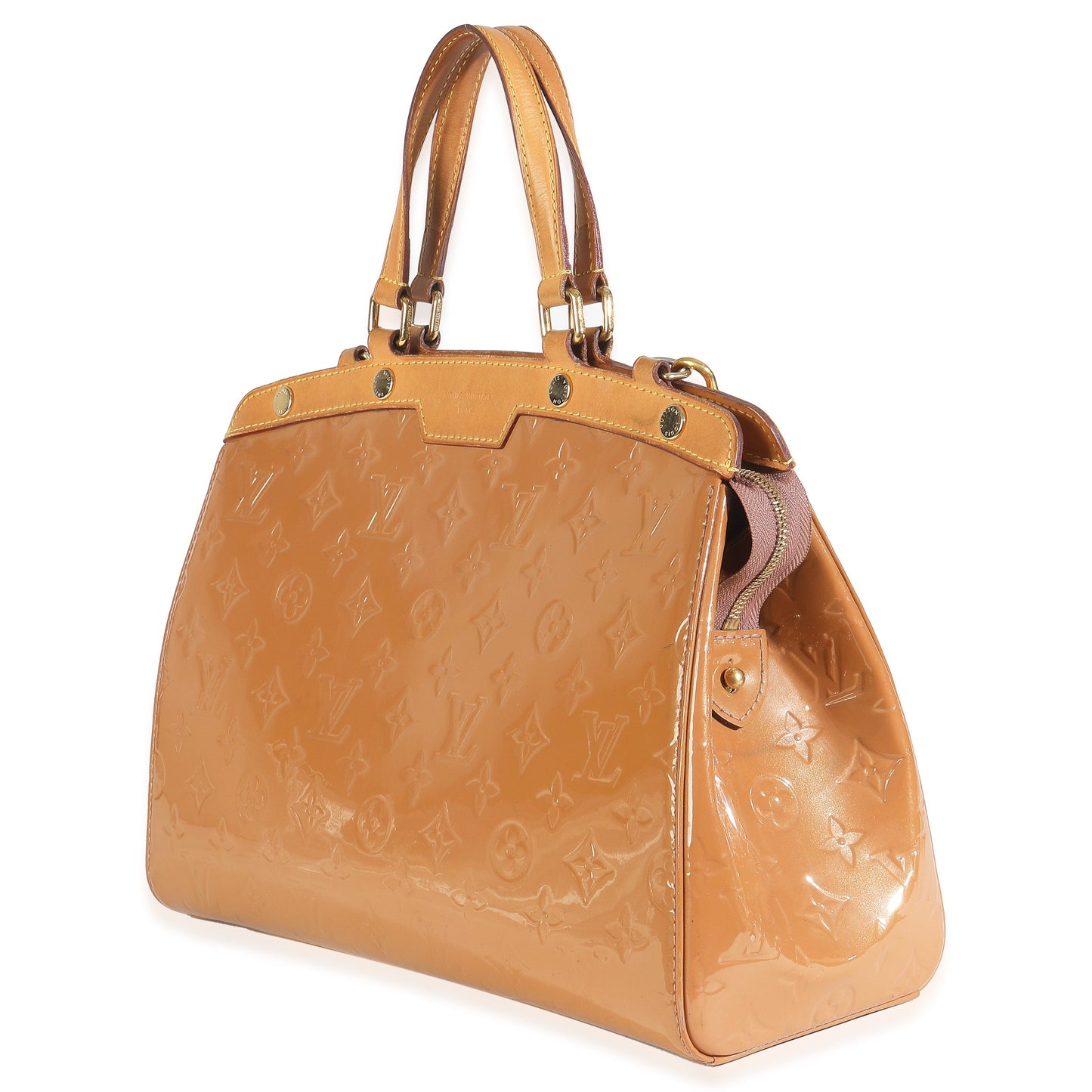 Louis Vuitton Rose Velours Vernis Brea MM