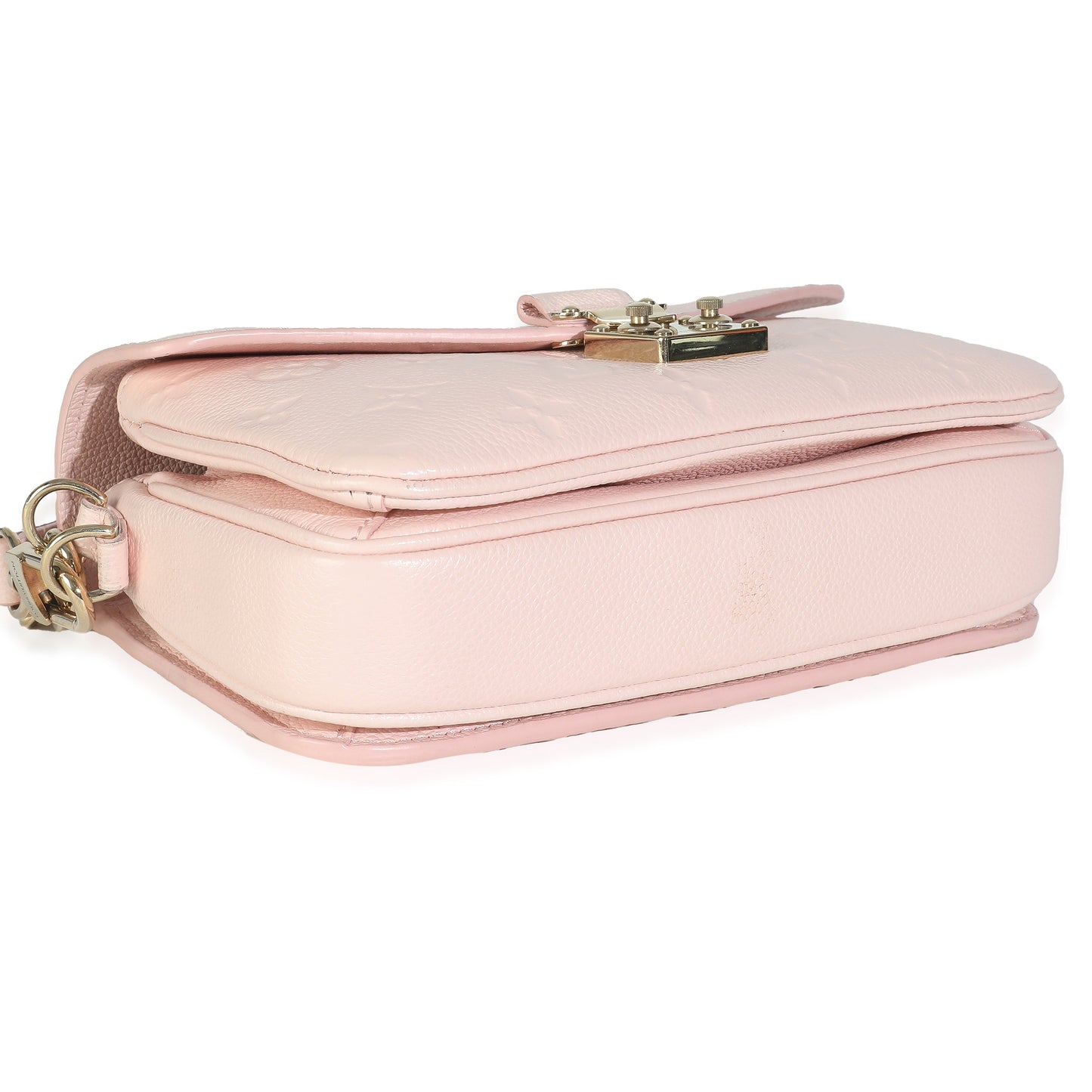 Louis Vuitton Rose Pink Opale Monogram Empreinte Pochette Metis East West