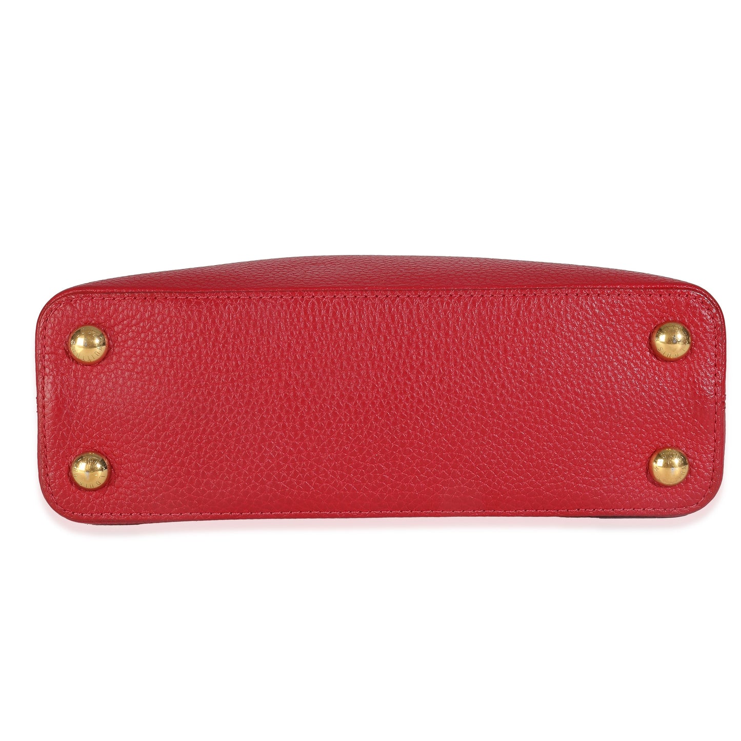 Louis Vuitton Red Taurillon Capucines BB