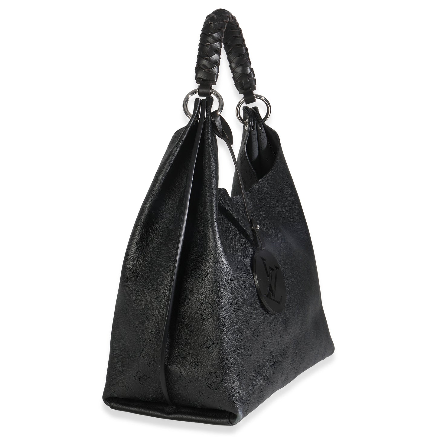 Louis Vuitton Black Monogram Mahina Carmel Hobo