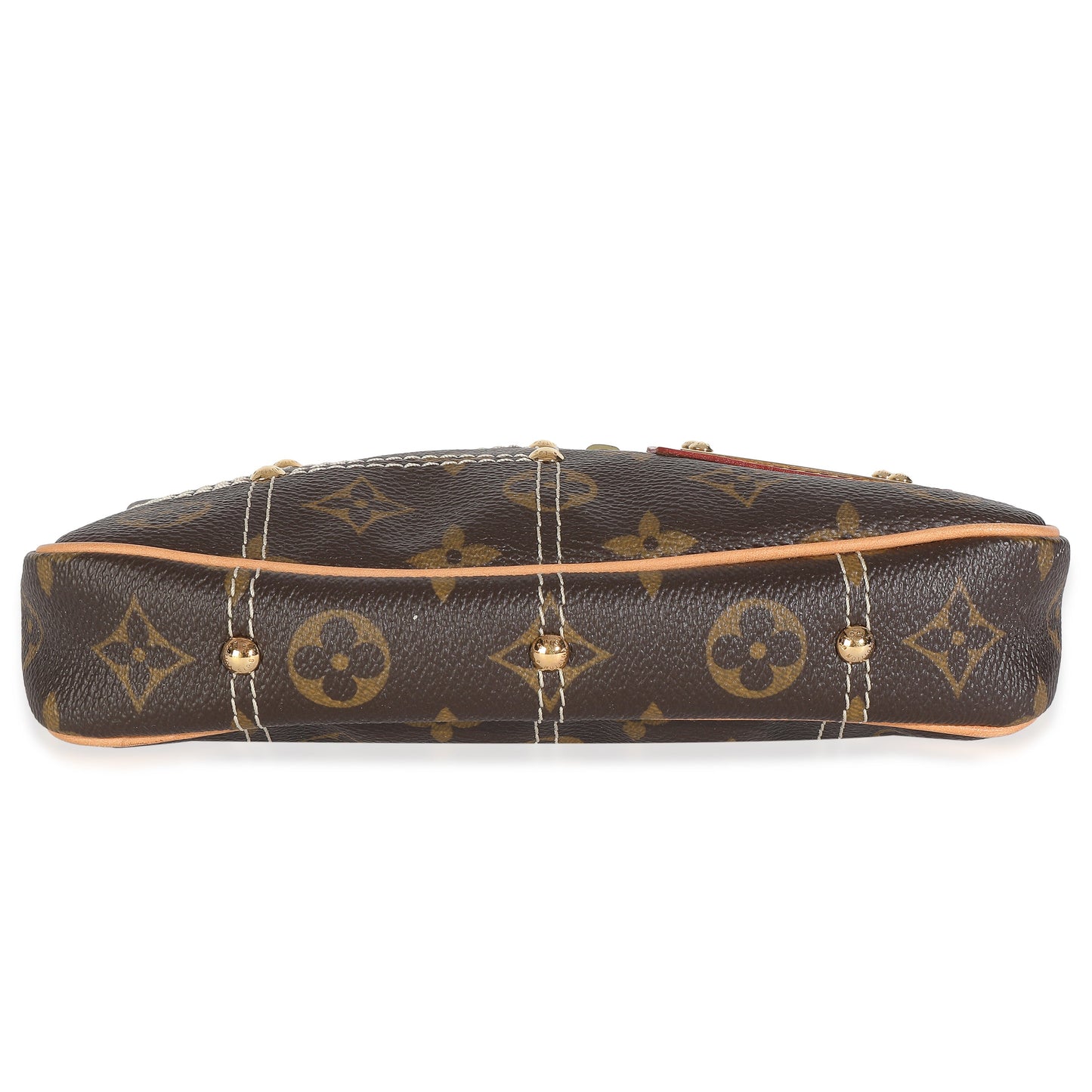 Louis Vuitton Monogram Canvas Quilted Riveting Pochette Accessories
