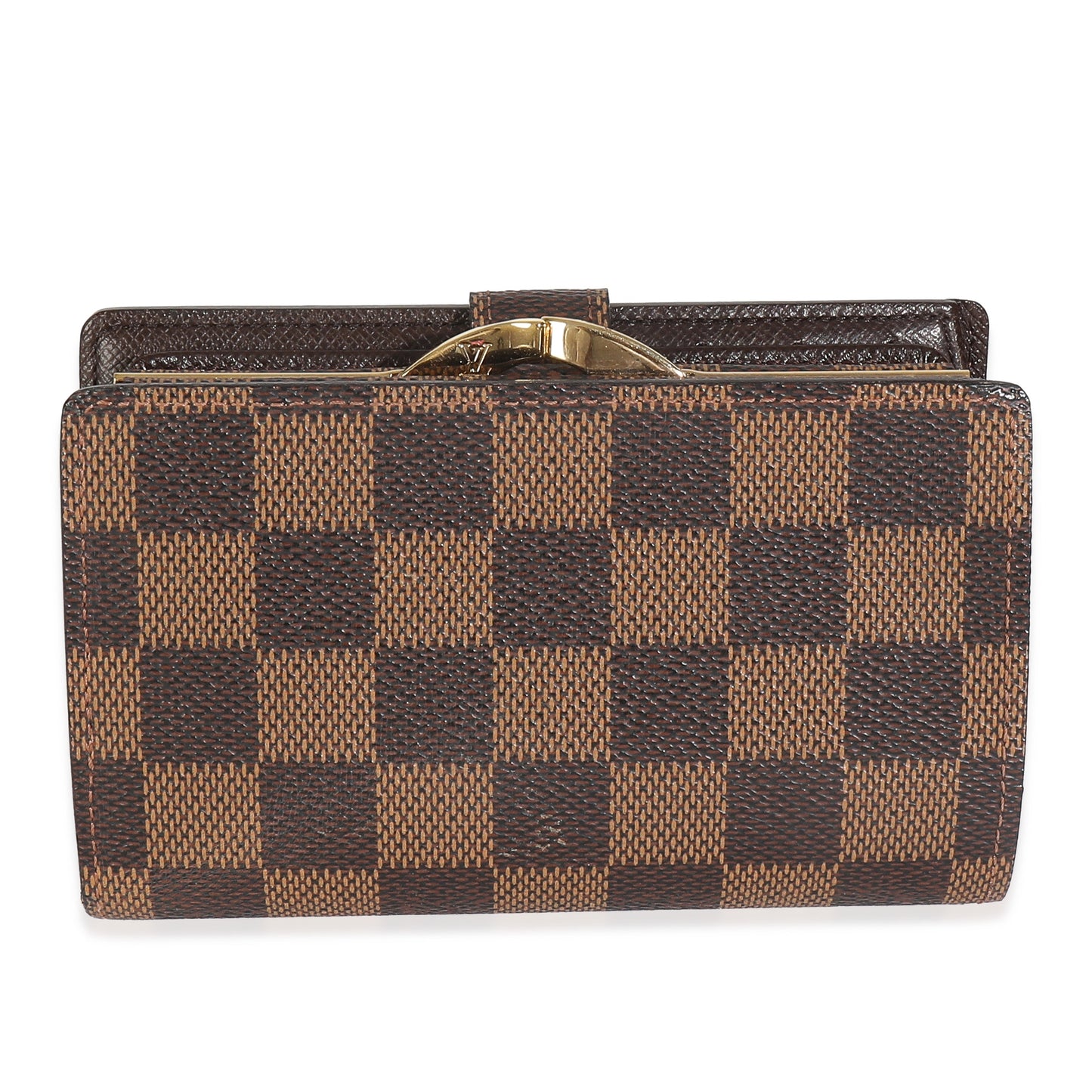 Louis Vuitton Damier Ebene Canvas French Purse