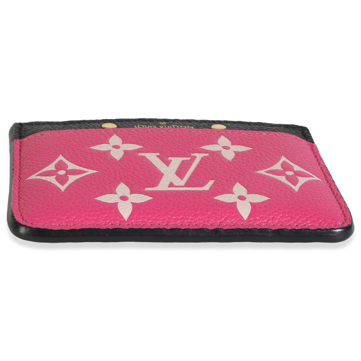 Louis Vuitton Black White Pink Empreinte Spring In The City Card Holder