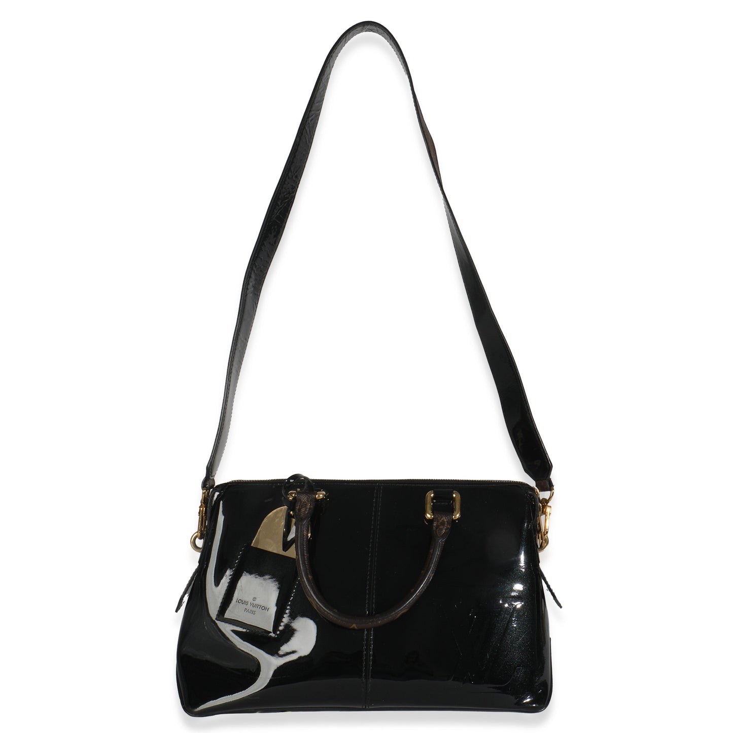Louis Vuitton Black Vernis Miroir Tote Bag