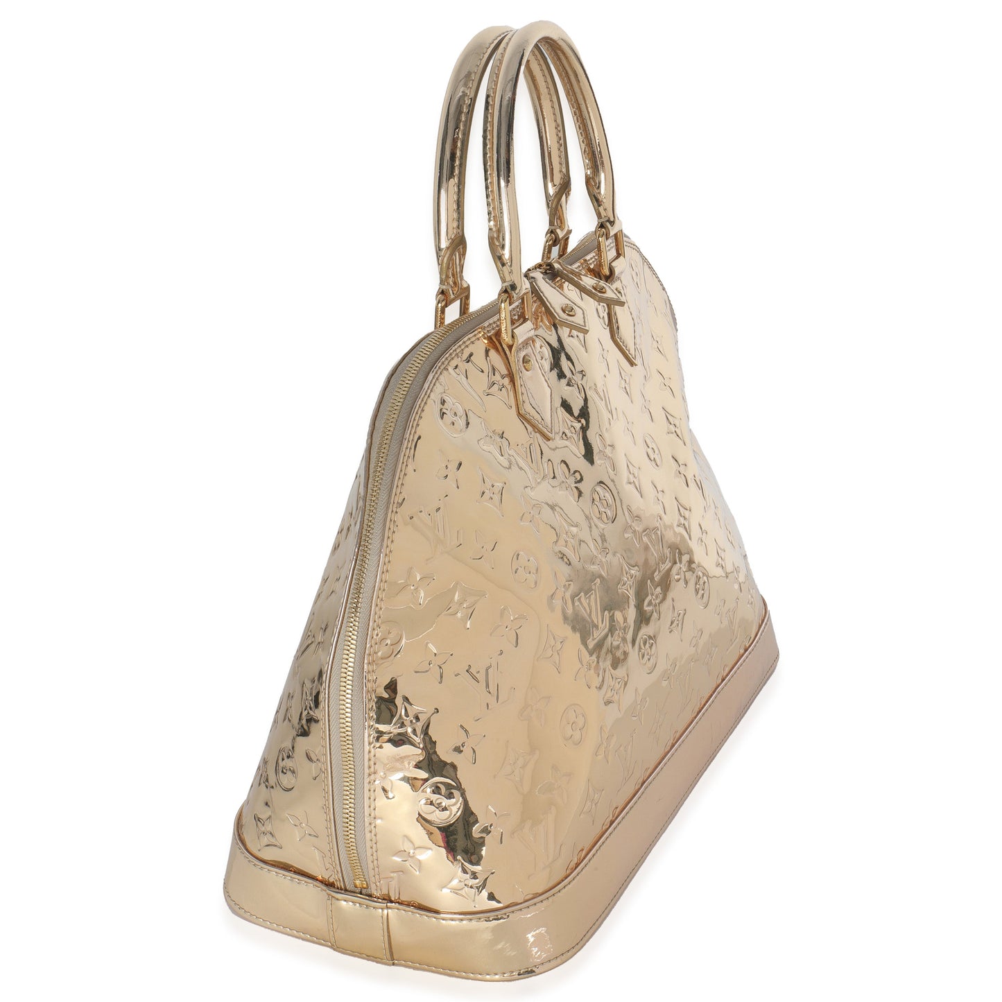 Louis Vuitton Gold Monogram Miroir Alma GM
