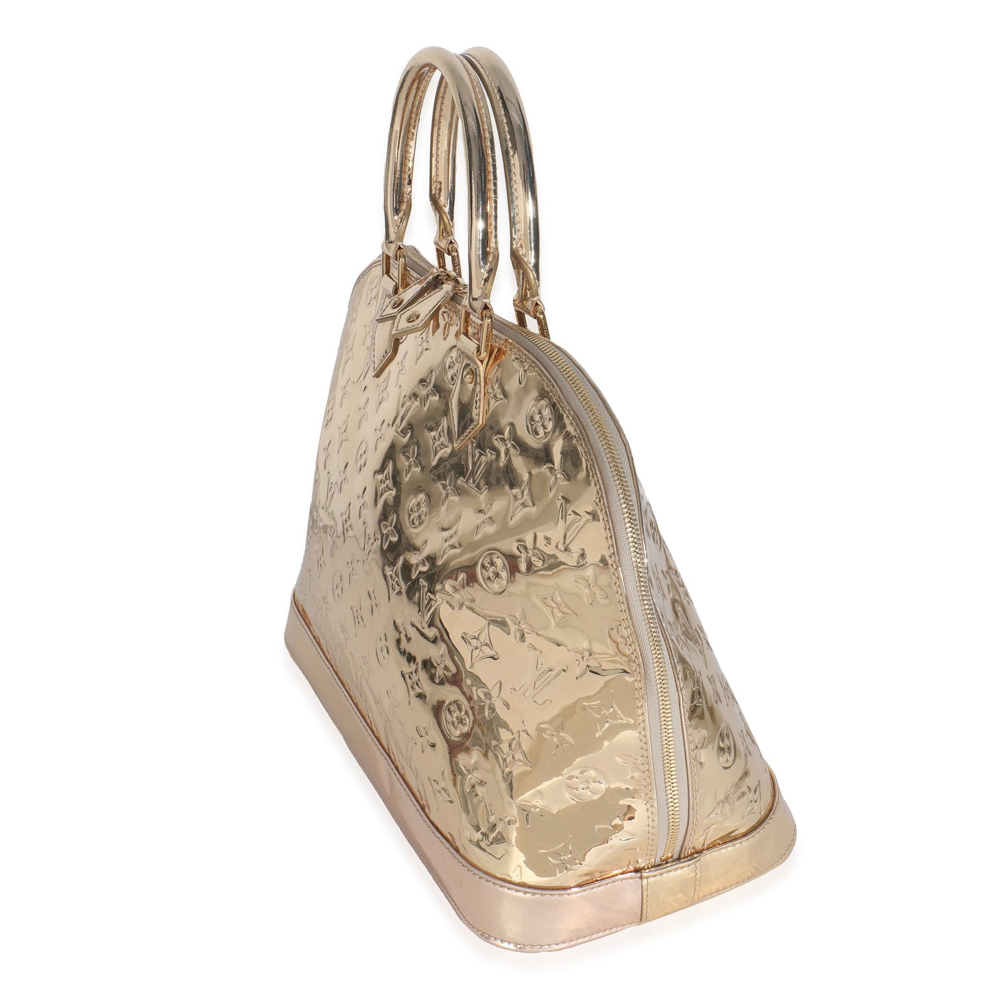 Louis Vuitton Gold Monogram Miroir Alma GM