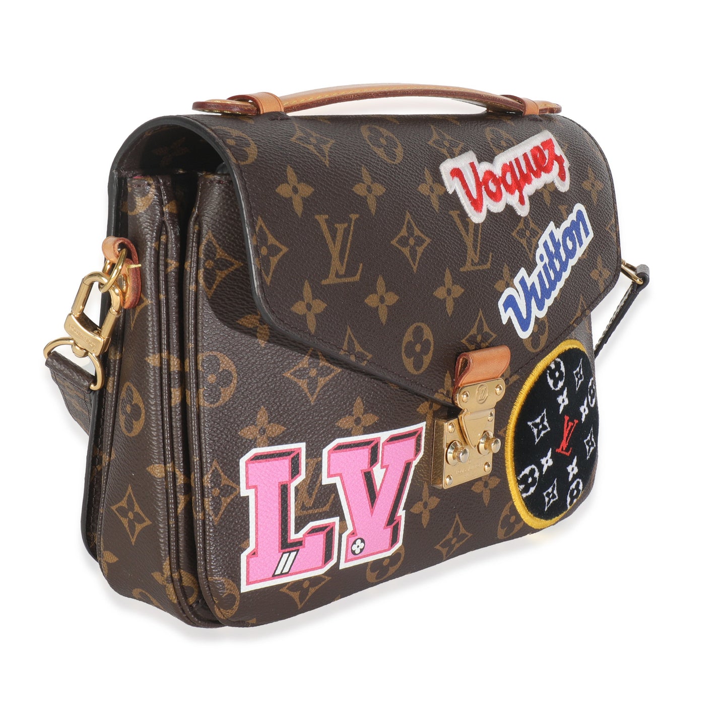 Louis Vuitton Monogram Canvas Patches Pochette Metis