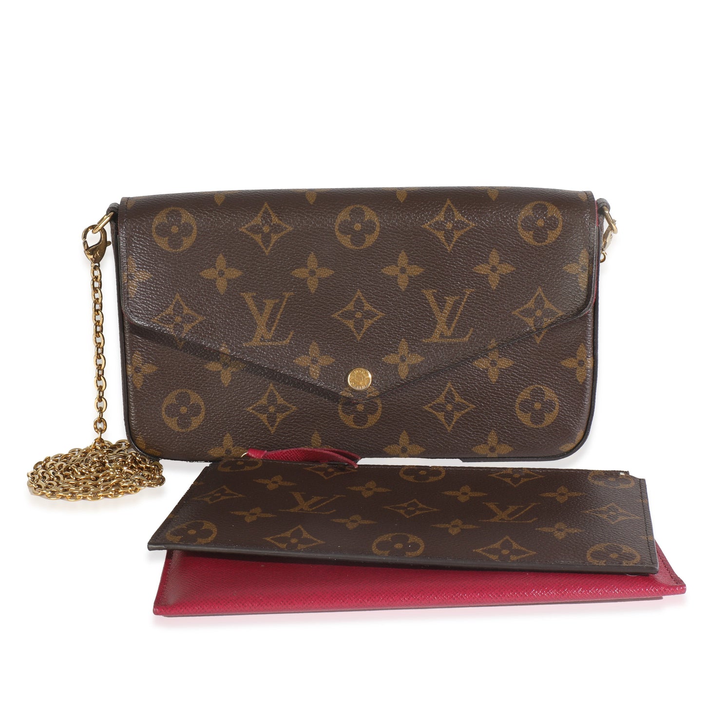 Louis Vuitton Fuchsia Monogram Canvas Felicie Pochette