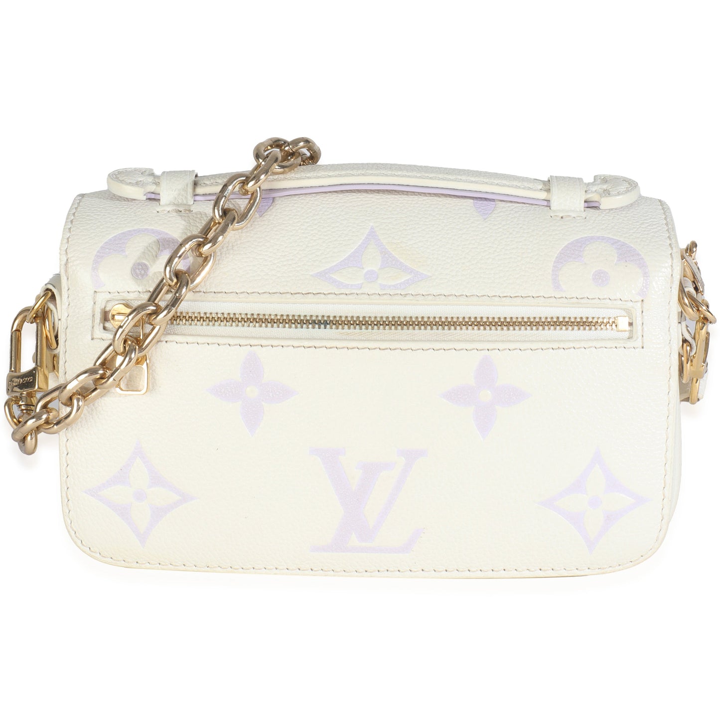 Louis Vuitton Latte Bubble Tea Giant Monogram Empreinte Pochette Metis East West