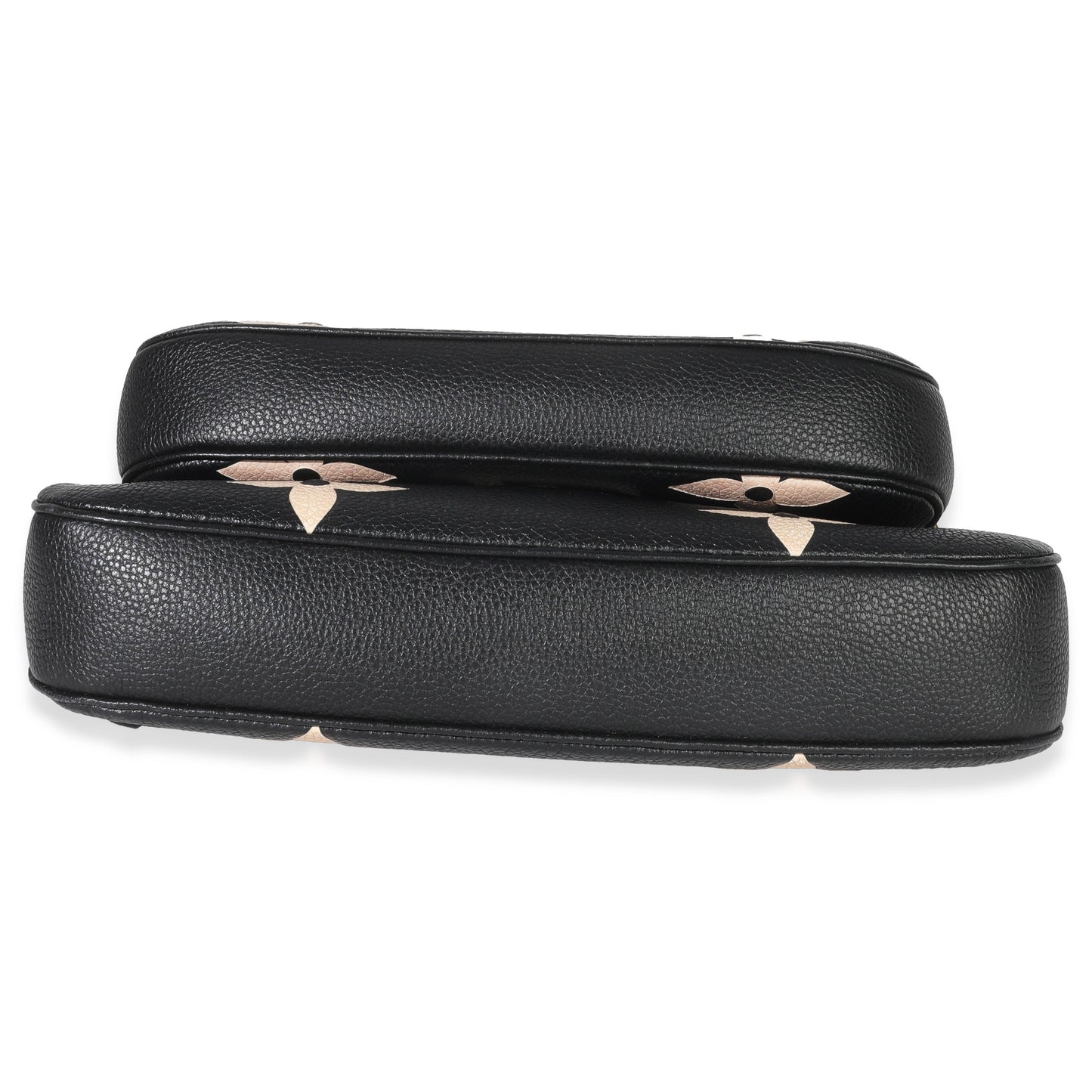 Louis Vuitton Black Beige Giant Monogram Empreinte Multi Pochette Accessories