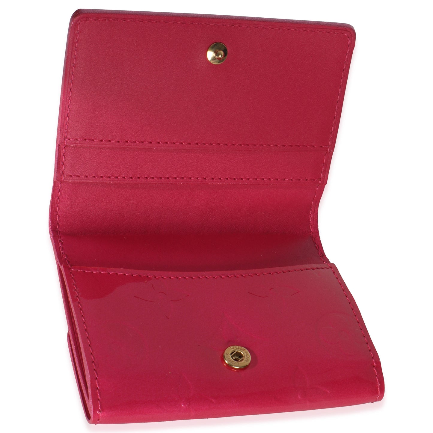 Louis Vuitton Fuschia Monogram Vernis Elise Wallet