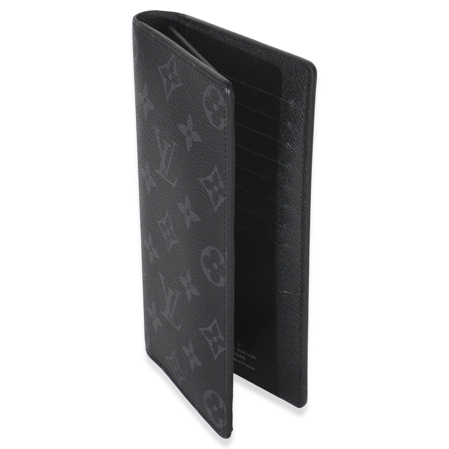 Louis Vuitton Monogram Eclipse Canvas Brazza Wallet