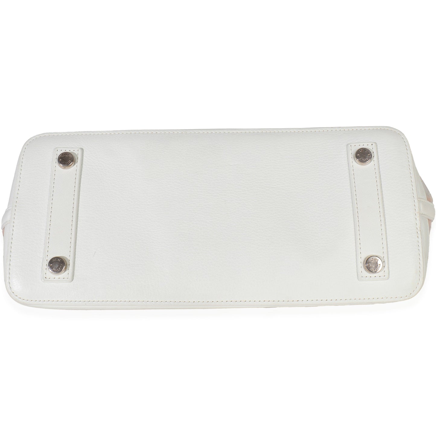 Louis Vuitton White Monogram Transparence Lockit East West