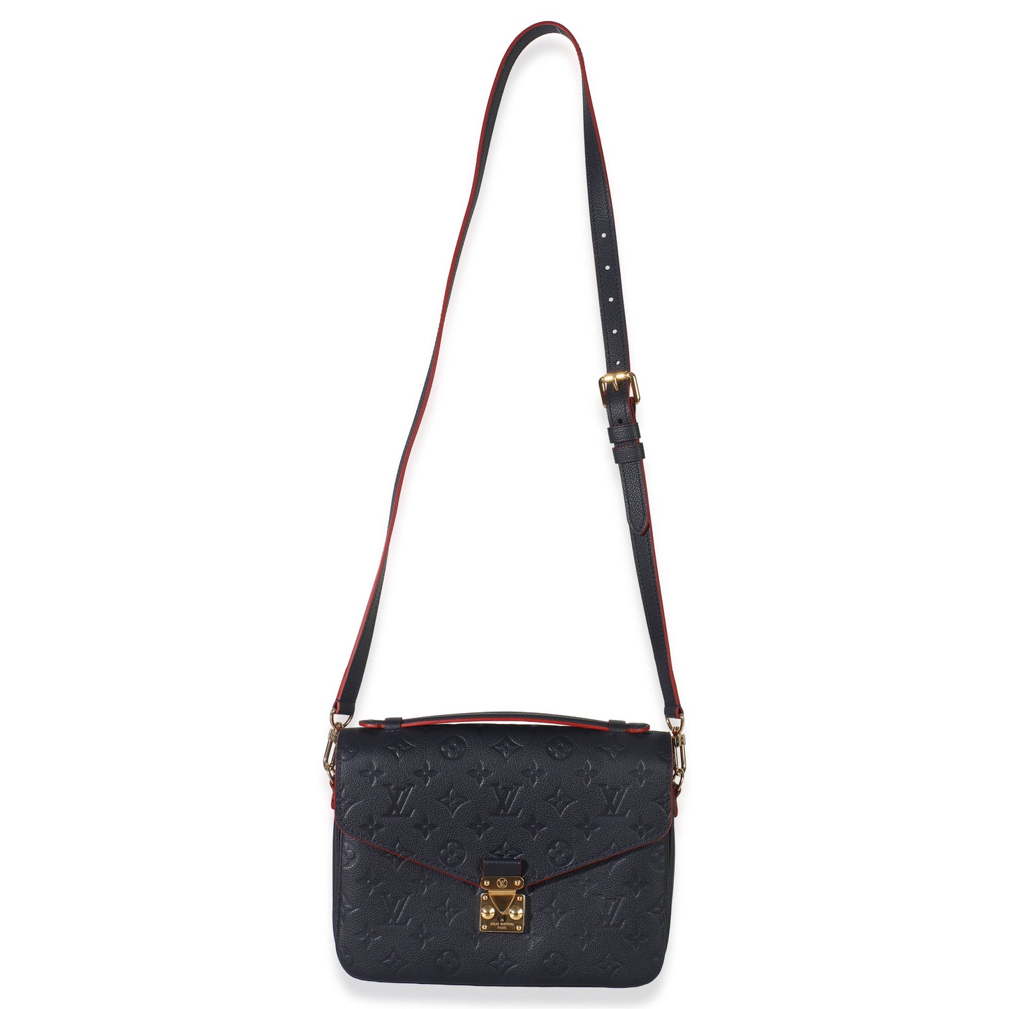 Louis Vuitton Marine Rouge Empreinte Pochette Metis