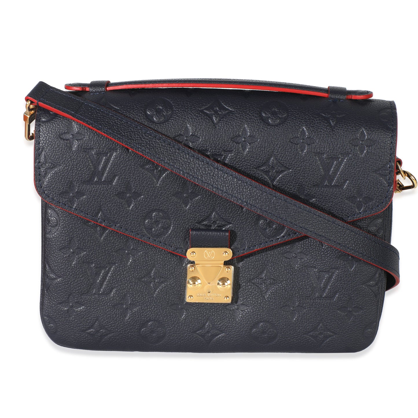 Louis Vuitton Marine Rouge Empreinte Pochette Metis