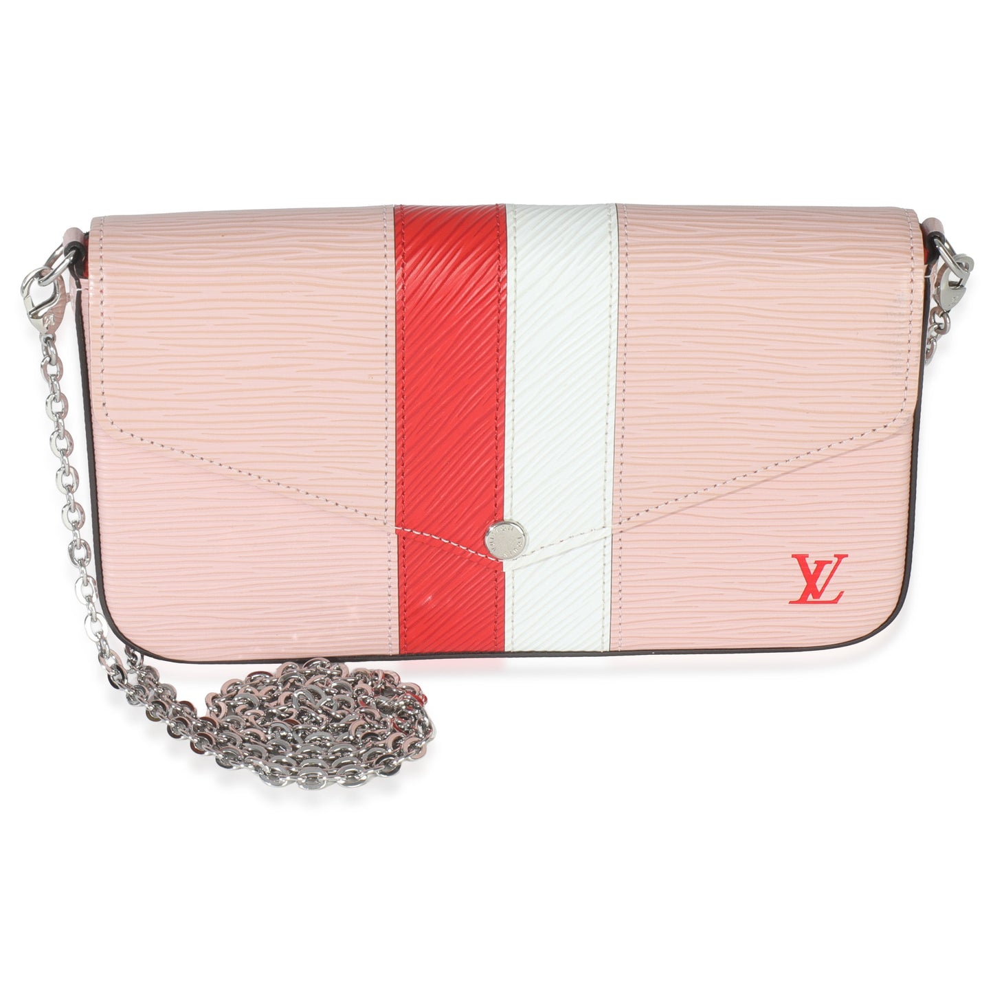 Louis Vuitton Rose Ballerine Epi Stripe Felicie Pochette
