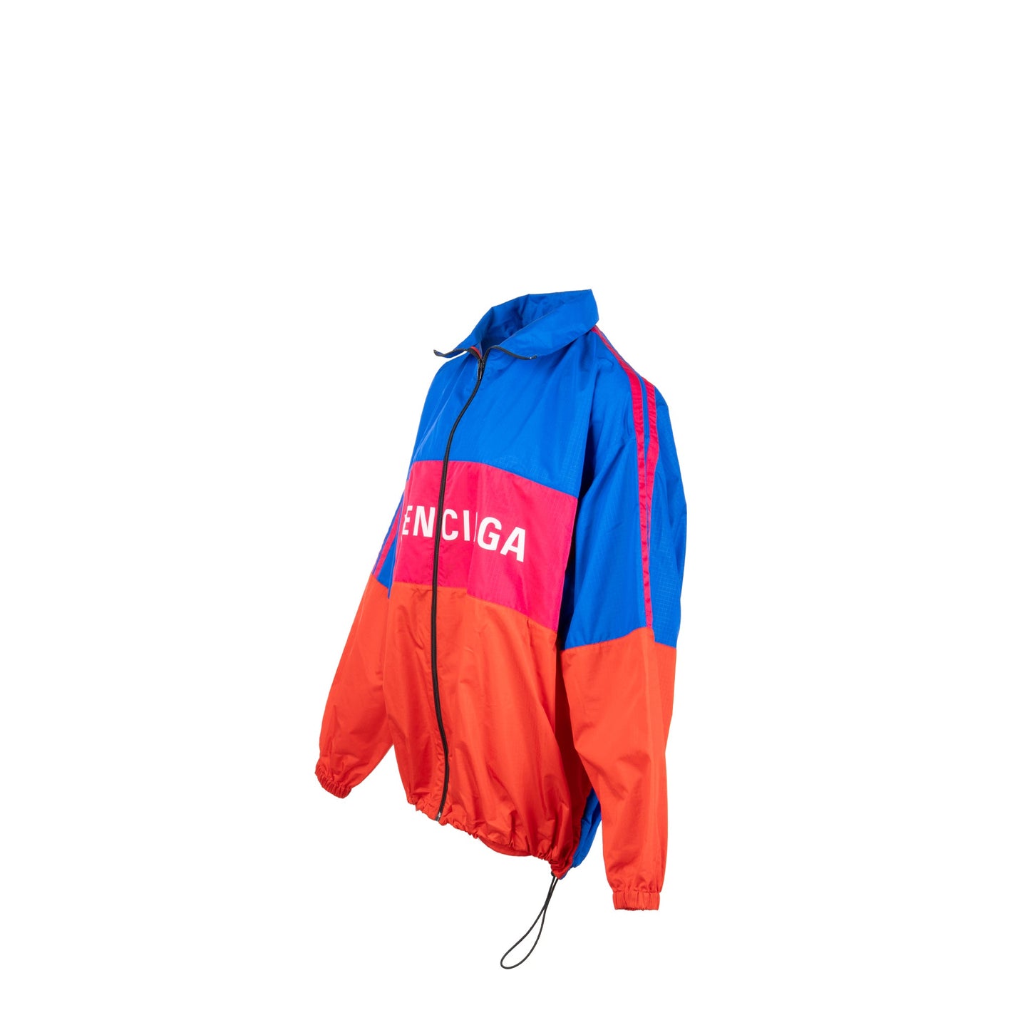 Balenciaga SIze 34 Logo Tracksuit Jacket Polyester Multicolour SHW