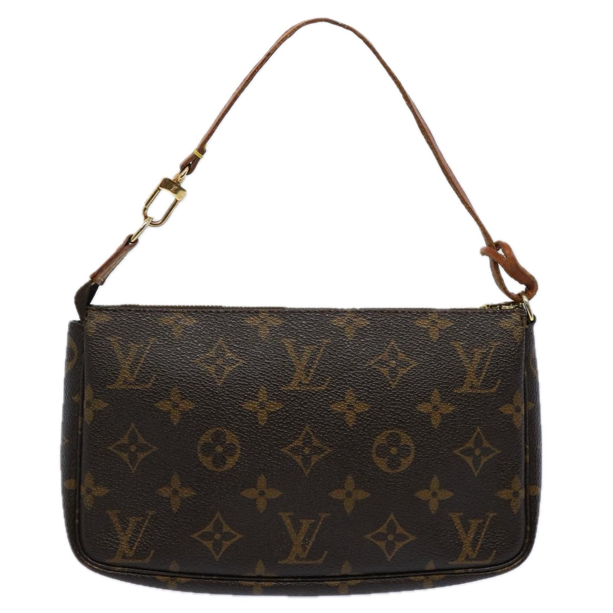 Louis Vuitton Pochette Accessoire  Canvas Clutch Bag ()
