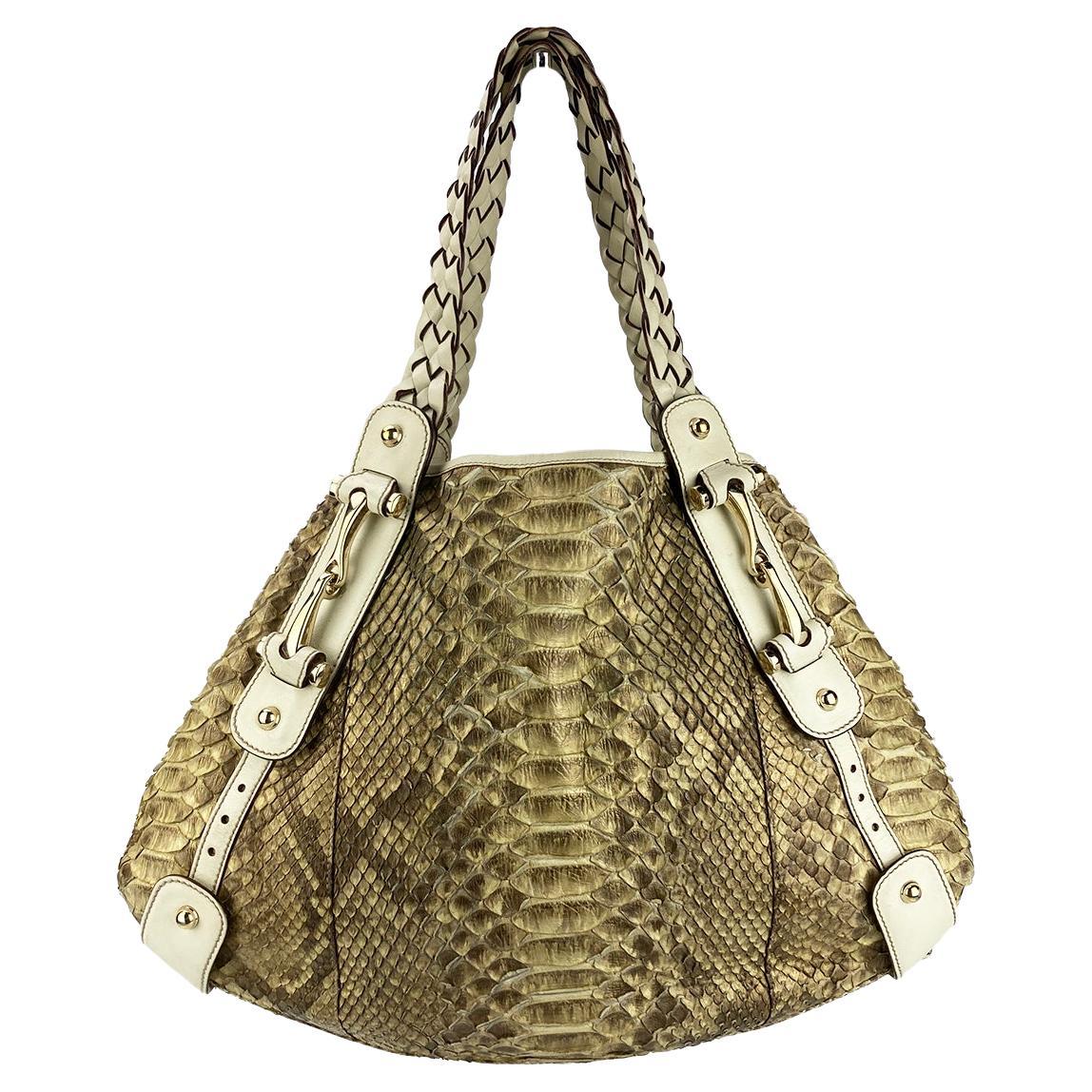 Luxury Gucci Trending 2025 Python Pelham Shoulder Bag