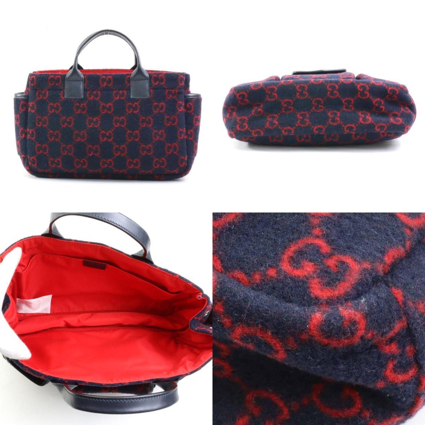 Luxury Gucci Trending 2025  Wool Handbag ()