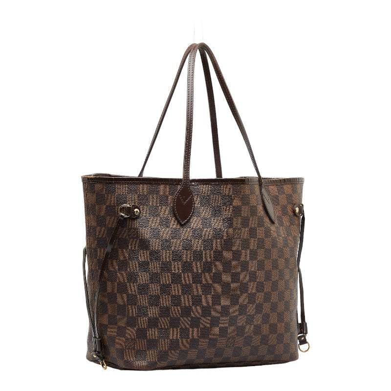 Louis Vuitton Damier Neverfull MM  Bag N41358 Brown PVC Leather  Louis Vuitton