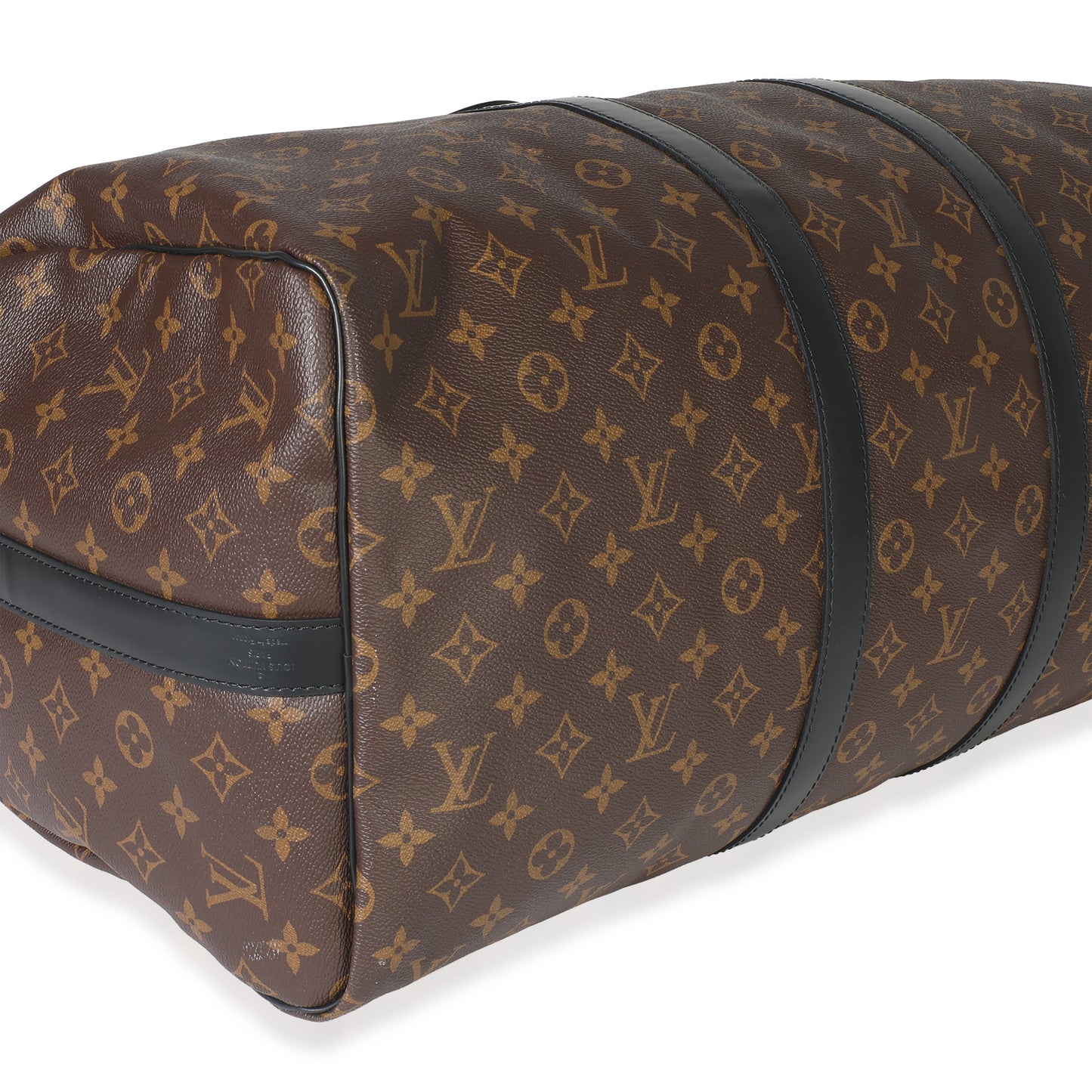 Louis Vuitton Monogram Macassar Canvas Keepall Bandouliere 55